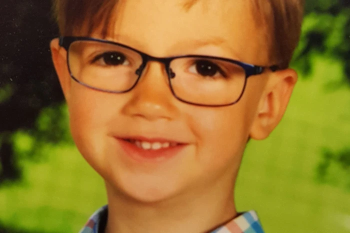 Florian Bratschitz auf Gniebing ist vier Jahre alt.