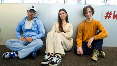 Kai Urschitz, Erjona Lumi und Severin Posch