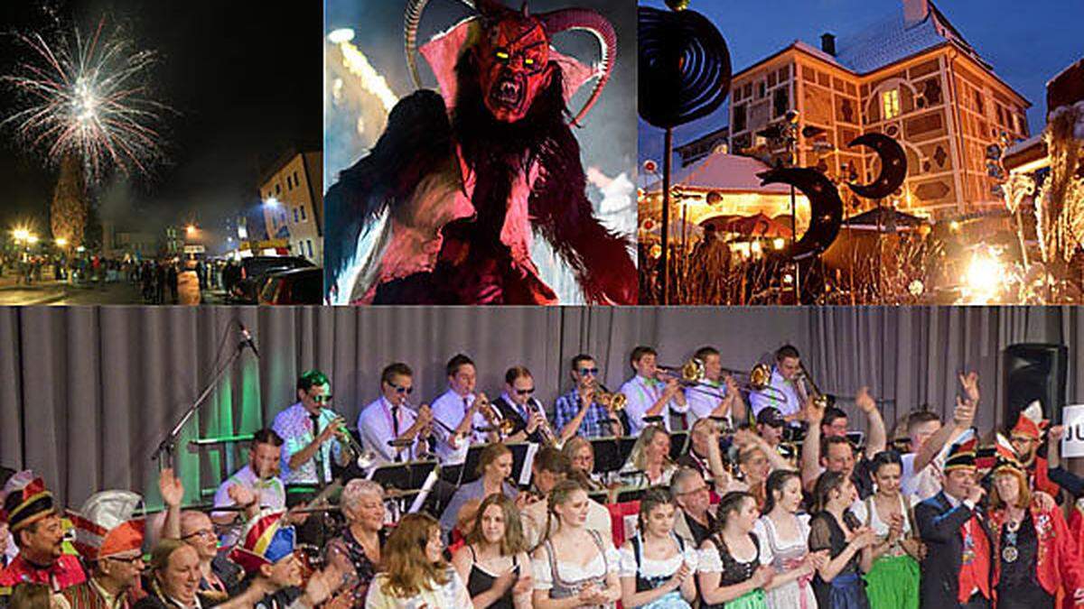 Silvester in Knittelfeld, Perchtenläufe, Farracher Advent und Zeltweger Fasching - vieles steht auf der Kippe