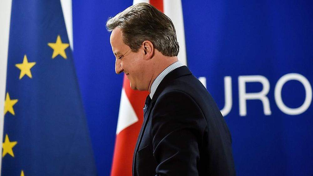 David Cameron tritt von der politischen Bühne ab