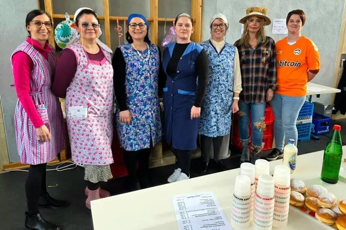 Organisiert hat den Kinderfasching der Elternverein Tieschen