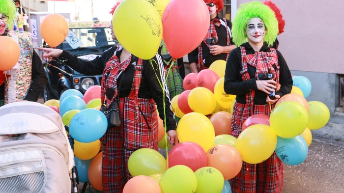 Buntes Treiben in Rothenthurm in St. Peter ob Judenburg, wo wieder zum Faschingsumzug geladen wurde.
