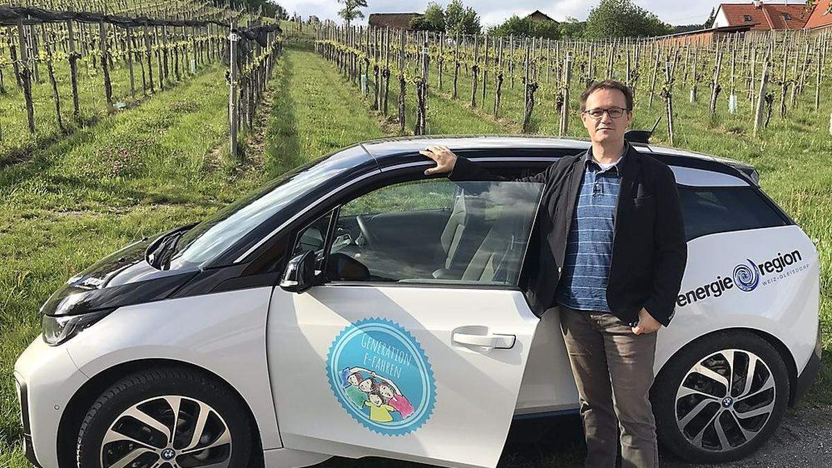 Kleine-Redakteur Robert Breitler fuhr mit dem i3 in die Weinberge und in die Obersteiermark 