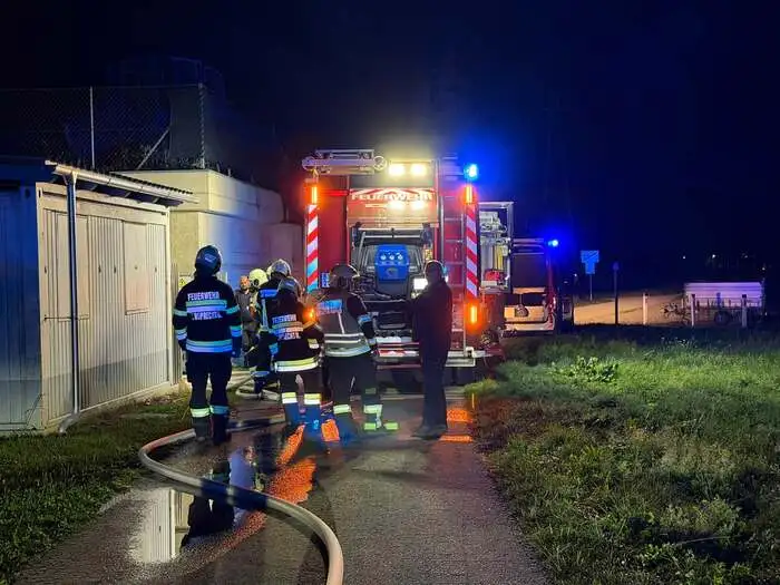 Einsatz für die Feuerwehr St. Ruprecht an der Raab Freitagabend beim Freibad in St. Ruprecht