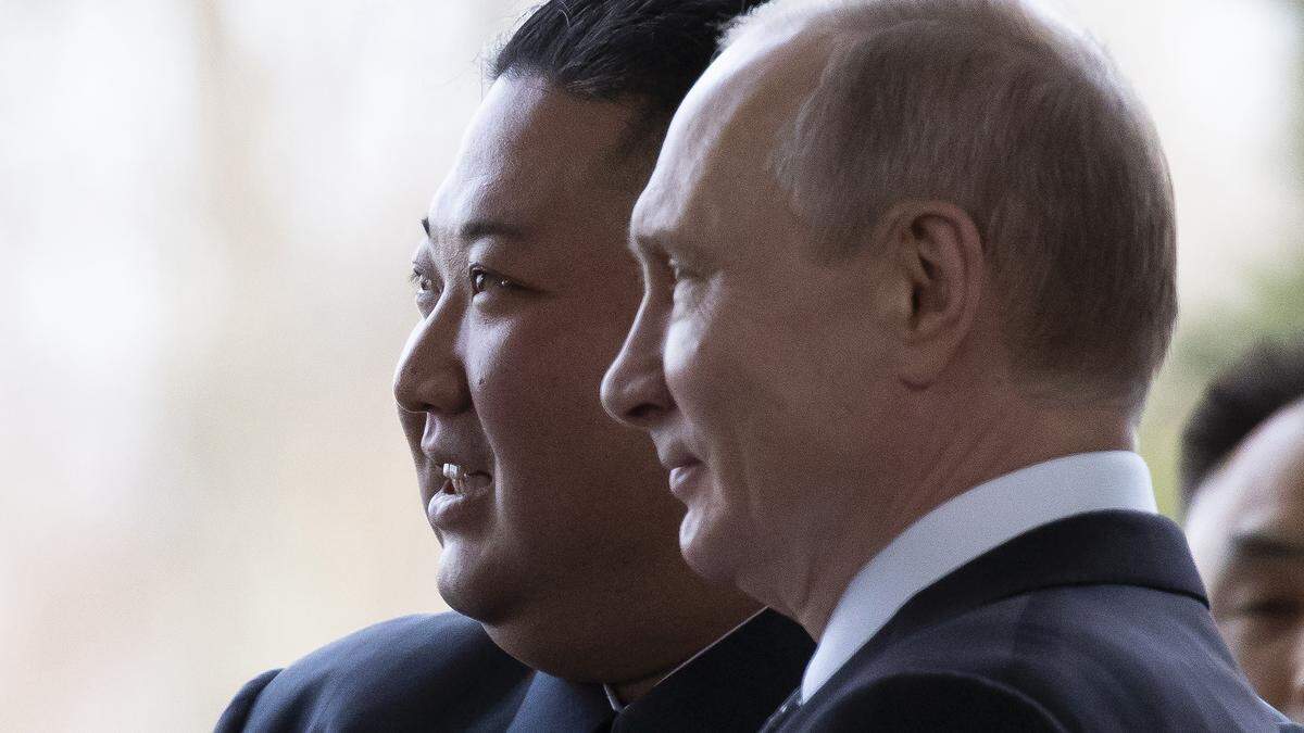 Kim und Putin im Jahr 2019. Ein weiteres Treffen könnte bevorstehen