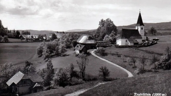 Das Bergdorf Trahütten als Postkartenidylle