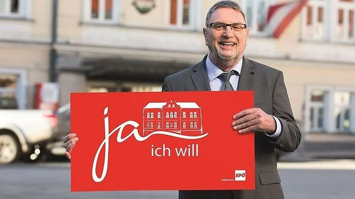 Lang geht mit dem Slogan "Ja, ich will" ins Rennen
