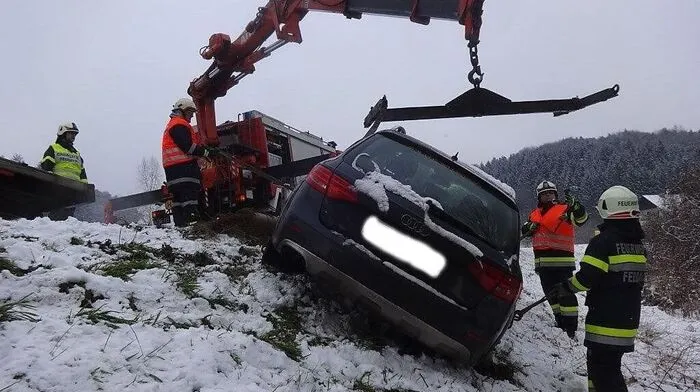 Der Lenker des Autos kam mit dem Schrecken davon