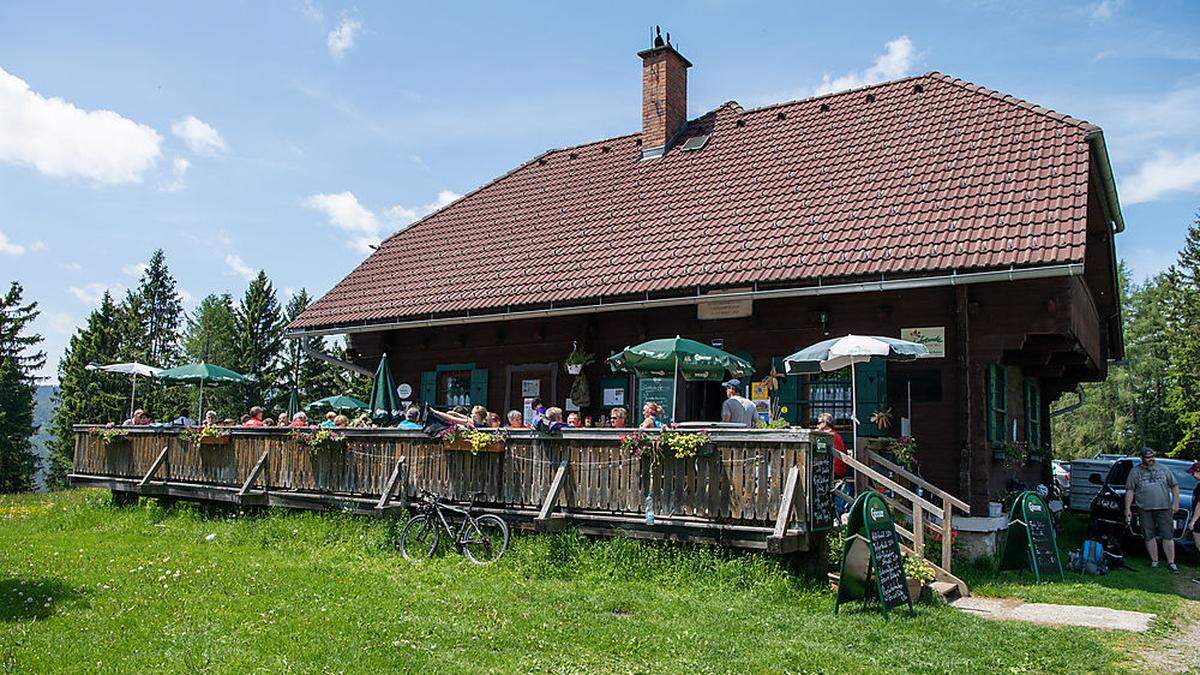 Die Schutzhütte am Hochanger