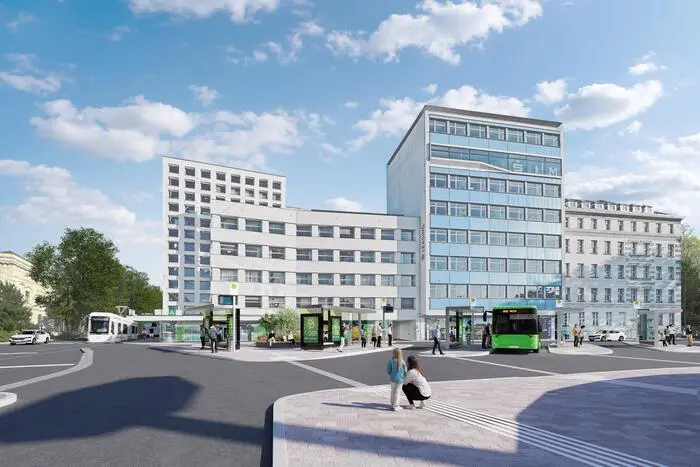 So wird der nagelneue Platz aussehen