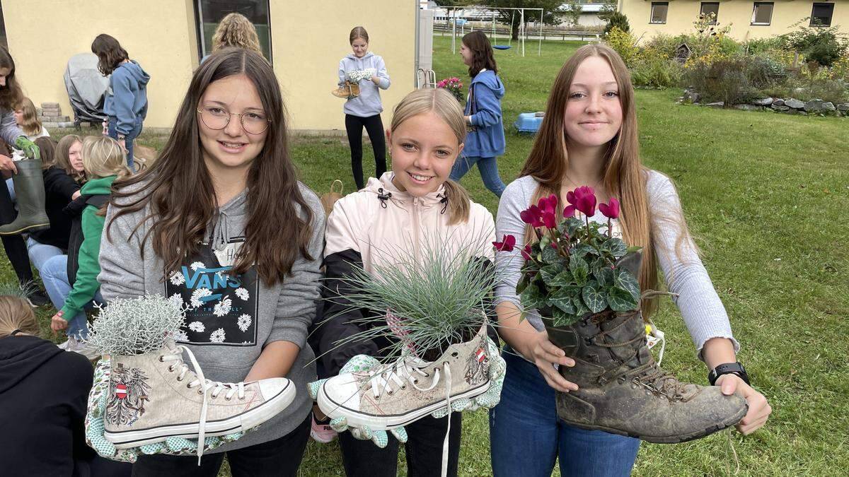 Positives Upcycling von Schuhen in der Landwirtschaftlichen Lehranstalt Lienz