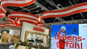 Der Messestand von Österreich auf der ITB in Berlin 