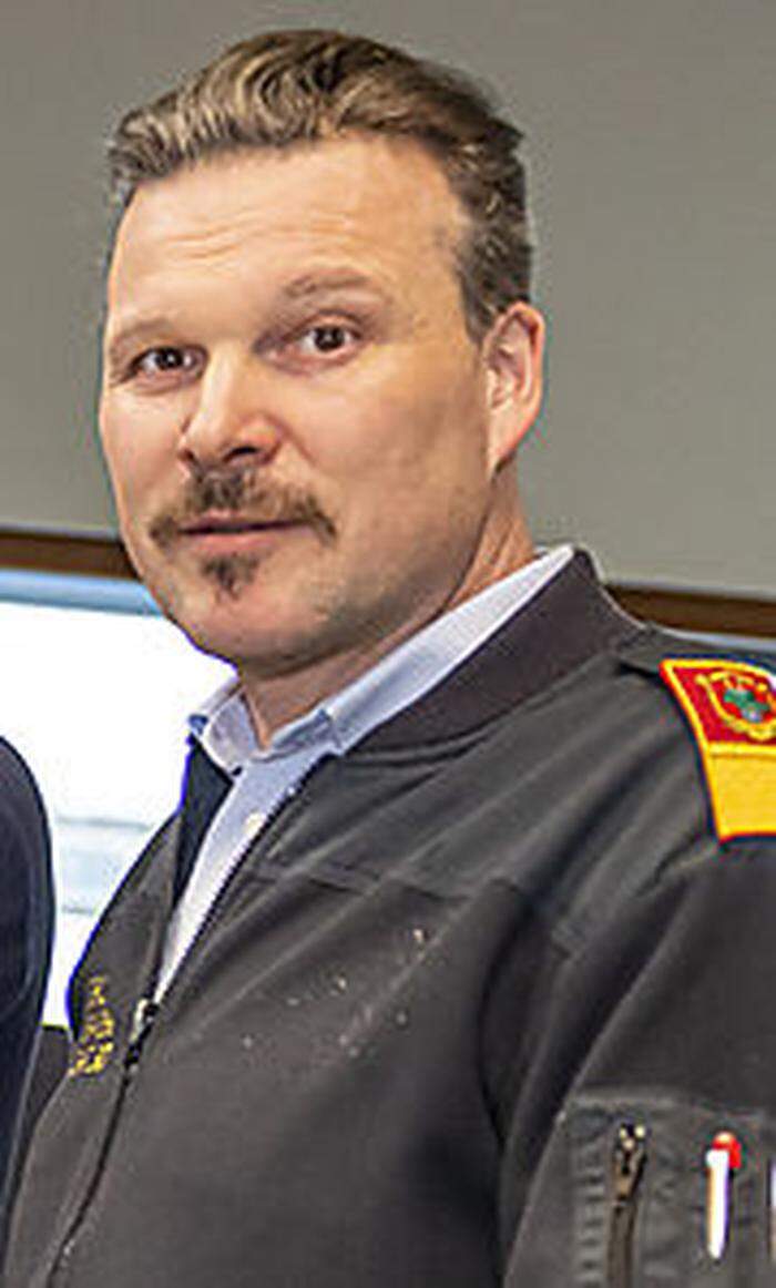 Wolfgang Germ, Chef des Krisenstabes der Feuerwehren