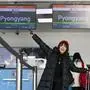 Russia: Tourist from Russian Primorye Region depart for ski resort in North Korea RUSSIA, ARTYOM - FEBRUARY 9, 2024: A woman is seen at a local airport before departure to Pyongyang. The first tourist group from the Russian Far Eastern Primorye Region is going on a 5-day tour to North Korea including visits to Pyongyang and Masikryong Ski Resort. Yuri Smityuk/TASS/Sipa USA Artyom Primorye Region Russia NOxUSExINxGERMANY PUBLICATIONxINxALGxARGxAUTxBRNxBRAxCANxCHIxCHNxCOLxECUxEGYxGRExINDxIRIxIRQxISRxJORxKUWxLIBxLBAxMLTxMEXxMARxOMAxPERxQATxKSAxSUIxSYRxTUNxTURxUAExUKxVENxYEMxONLY Copyright: xTASSx Editorial use only