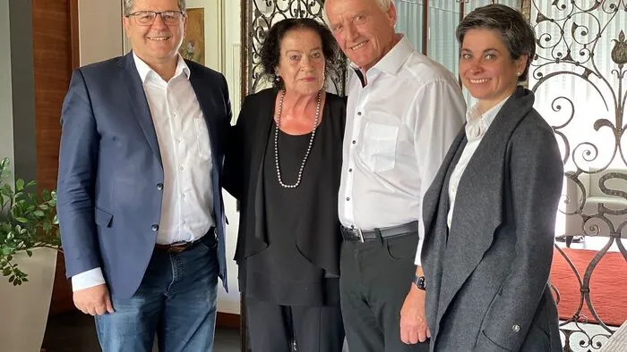 Reinhard Lobenwein, Siegliende und Herbert Aichner und Michaela Hysek-Unterweger