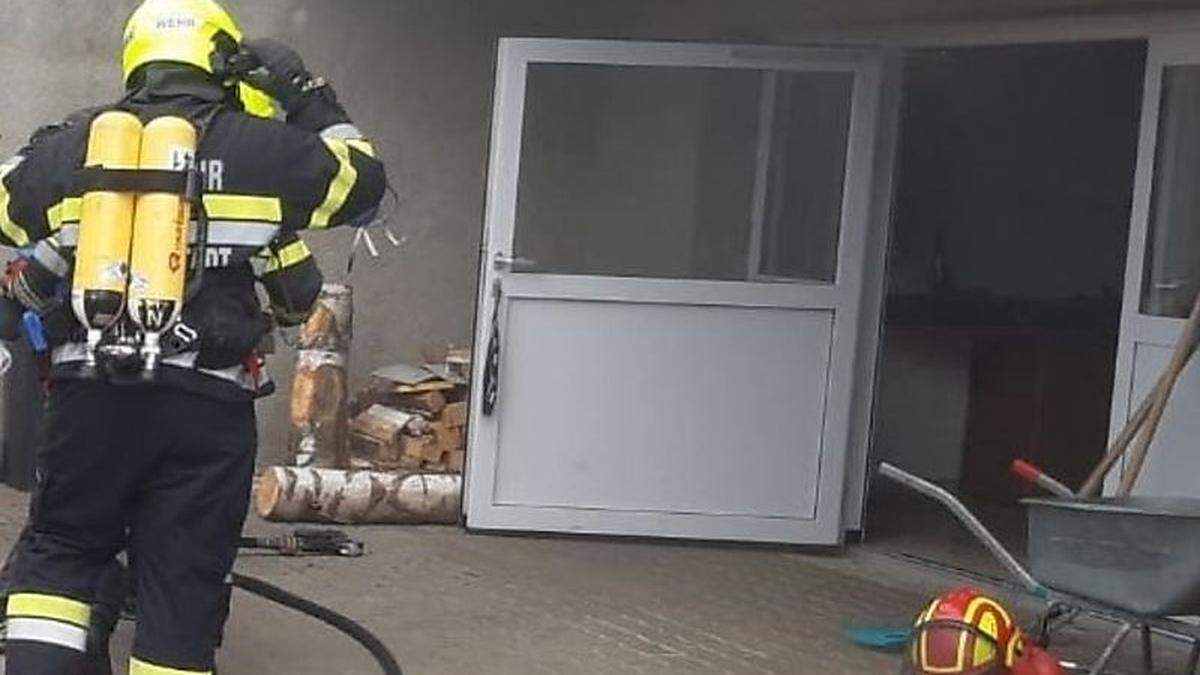 Feuerwehreinsatz bei Kellerbrand