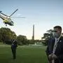 US-Präsident Donald Trump wurde noch am Freitagabend Ortszeit per Hubschrauber in das Walter- Reed-Militärspital in Bethesda geflogen.