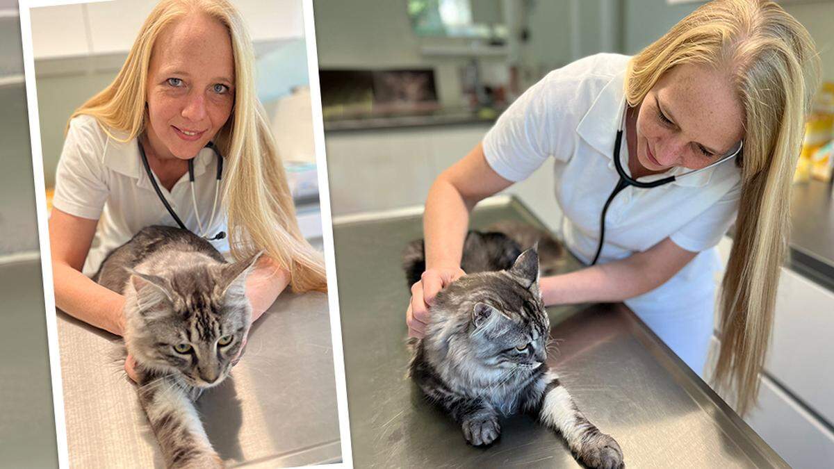 Jasmin Bäck mit Katze Simbi