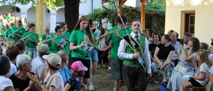 Radkersburgs Blasmusikbezirksobmann Wolfgang Haiden zeigte sich beim Abschlusskonzert des Bezirksjugendcamps beeindruckt: „Diese jungen Musikerinnen und Musiker sind unsere Zukunft“