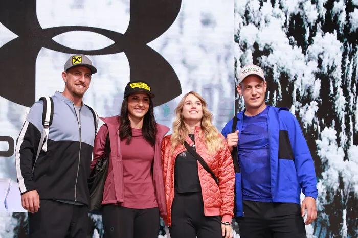 Max Franz, Stephanie Venier, Anna Gasser und Otmar Striedinger