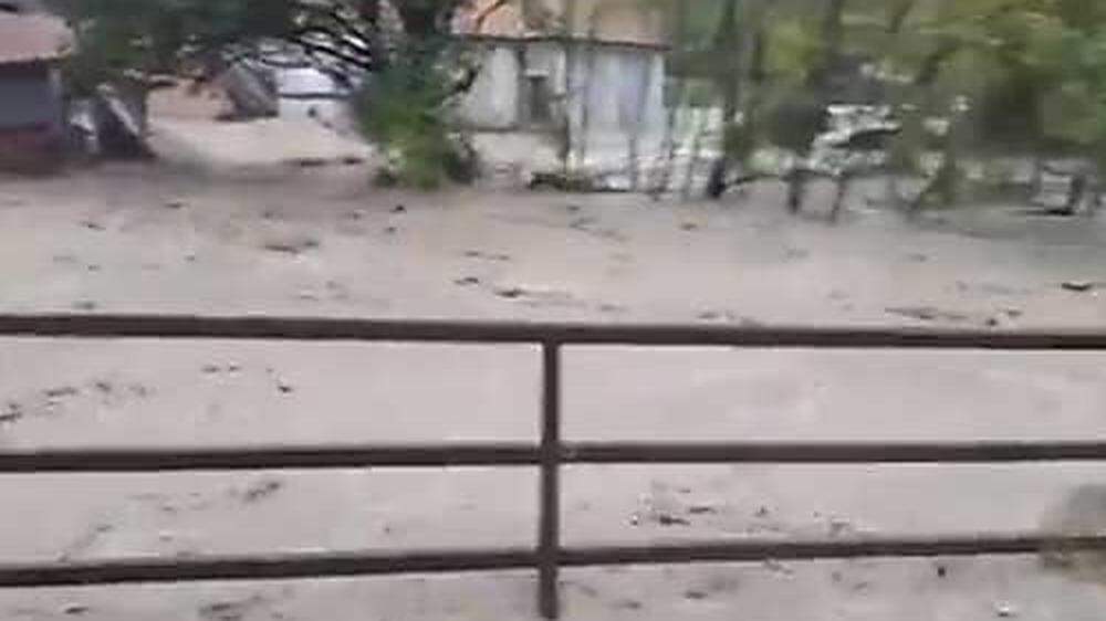 Überschwemmungen im Piemont
