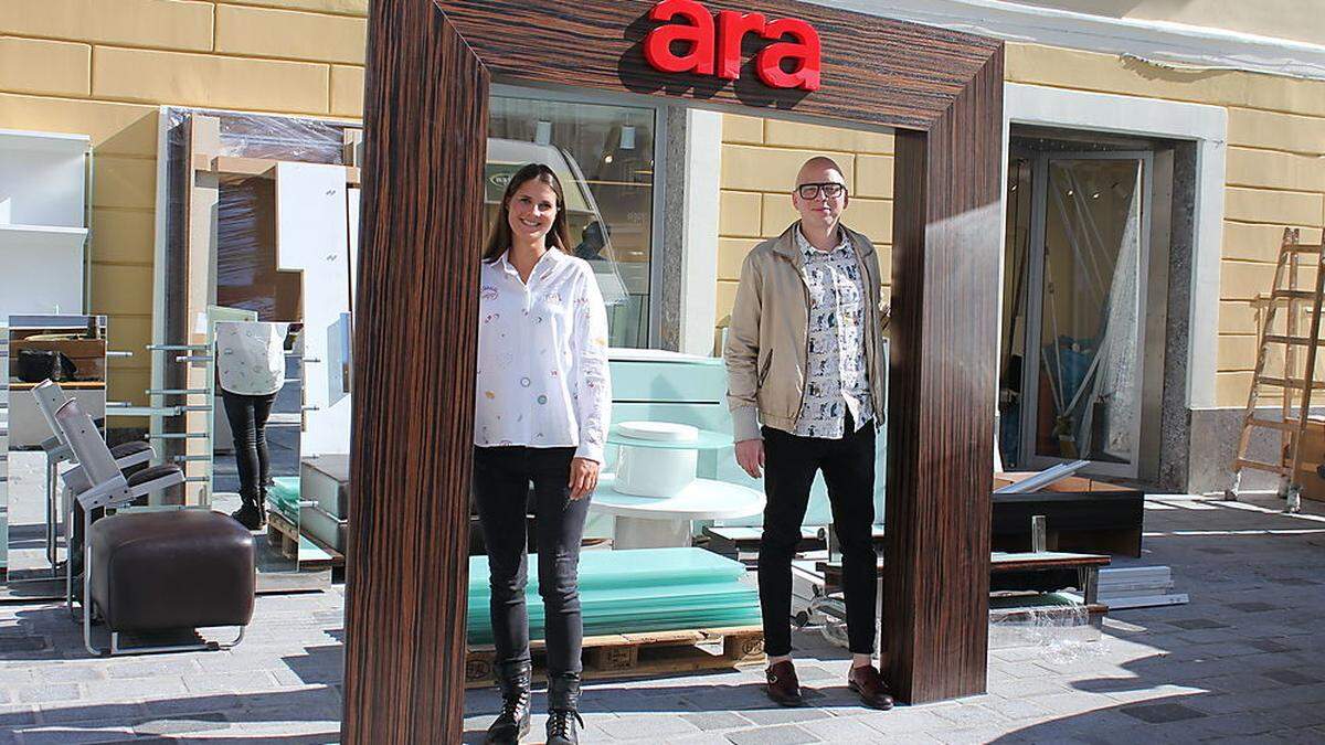 Daniela Herzig-Rieder und Ingo Herzig bauen heute noch um, am Freitag wird am Hans-Gasser-Platz eröffnet