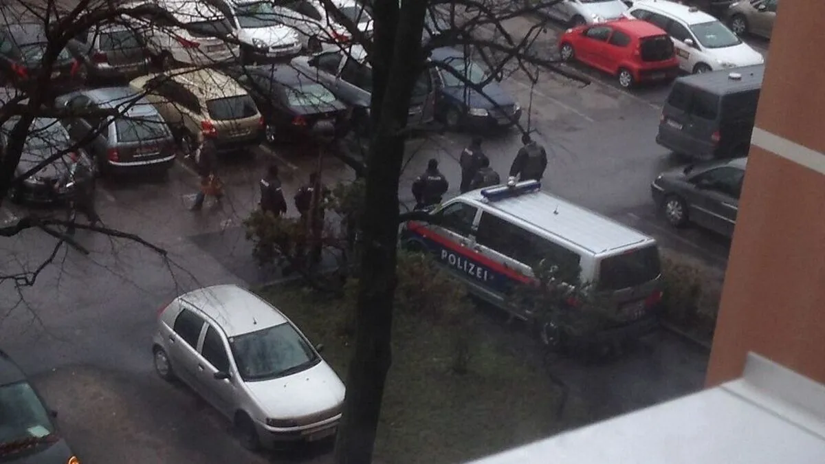 Zahlreiche Anrainer konnten die Einsätze in ganz Graz beobachten 