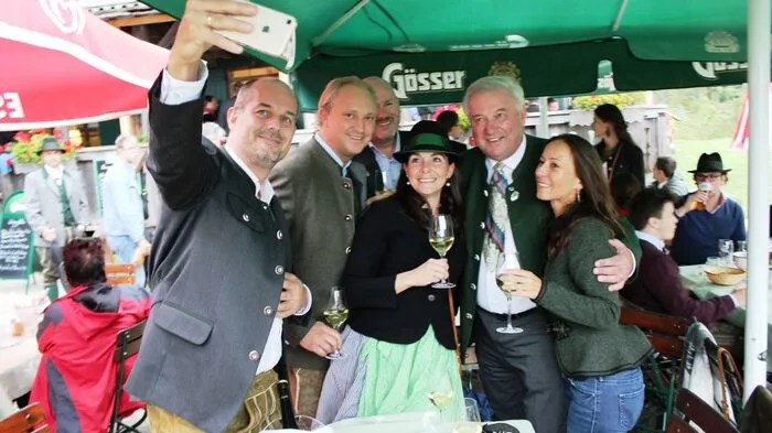 Selfie mit Landeshauptmann Hermann Schützenhöfer