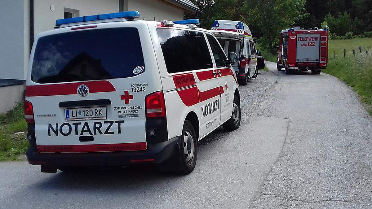 Rettung und Feuerwehr im Einsatz