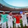 Marko Arnautovic of Austria, Michael Gregoritsch of Austria Maximilian Wober of Austria and Christoph Baumgartner of Austria during UEFA Euro 2024 - Holland vs Austria, UEFA European Football Championship in Berlin, Germany, June 25 2024