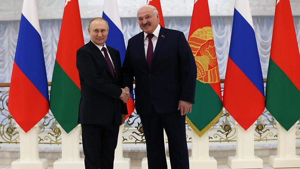 Putin traf am Montag Lukaschenko