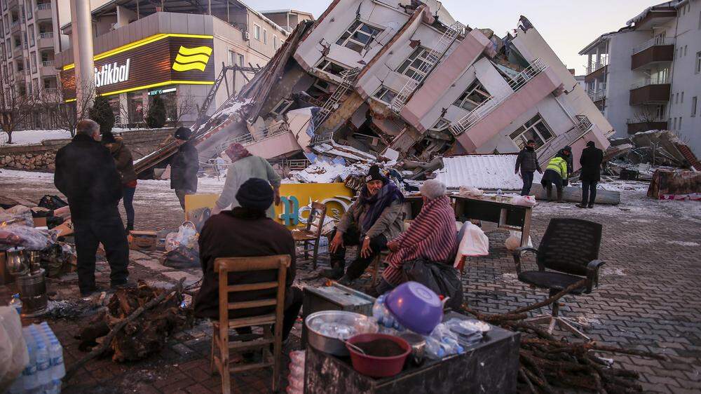 Die Zerstörung im Erdbebengebiet ist enorm
