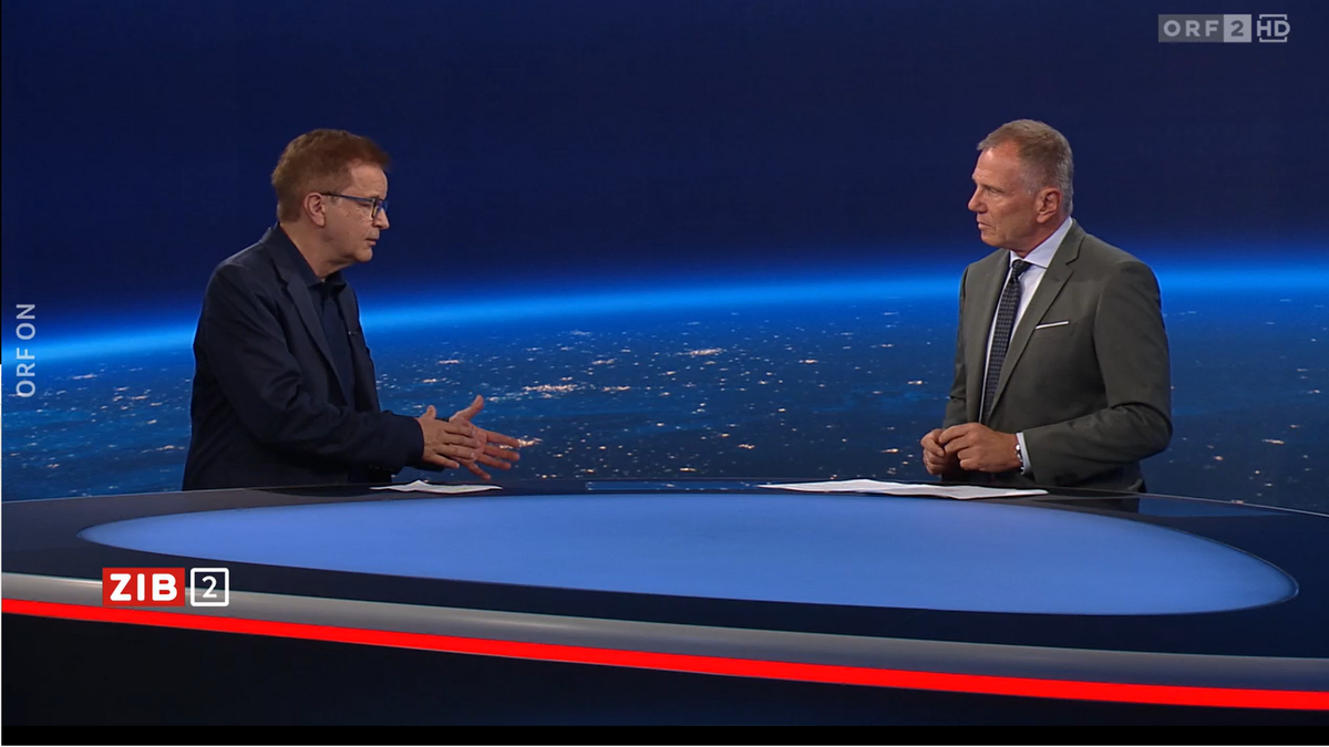 Ex-Gesundheitsminister Rudolf Anschober im Gespräch mit Armin Wolf