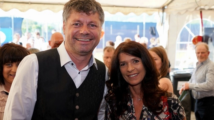 Bürgermeister Gerhard Pirih mit Gattin Petronilla