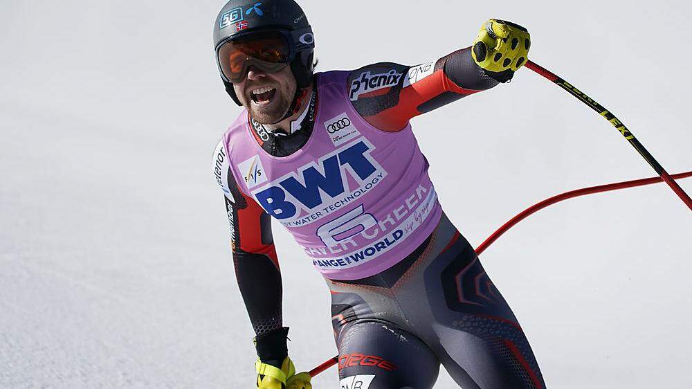 Aleksander Aamodt Kilde gewann im dritten Lauf nach seinem Comeback.