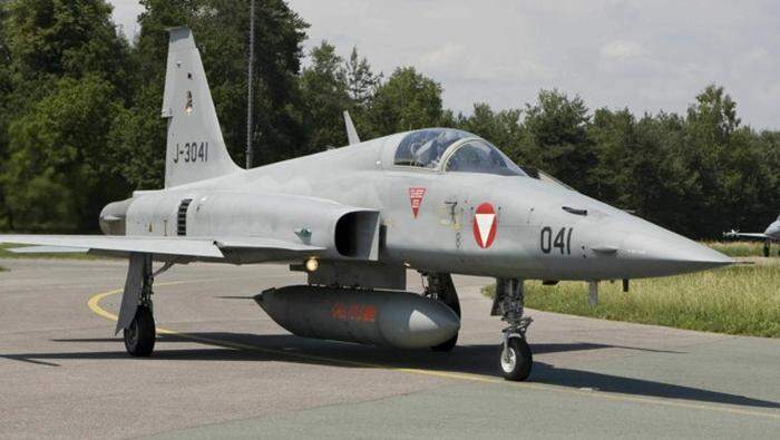 "Tiger" der Schweizer Luftwaffe, die bis 2008 beim Bundesheer im Einsatz waren