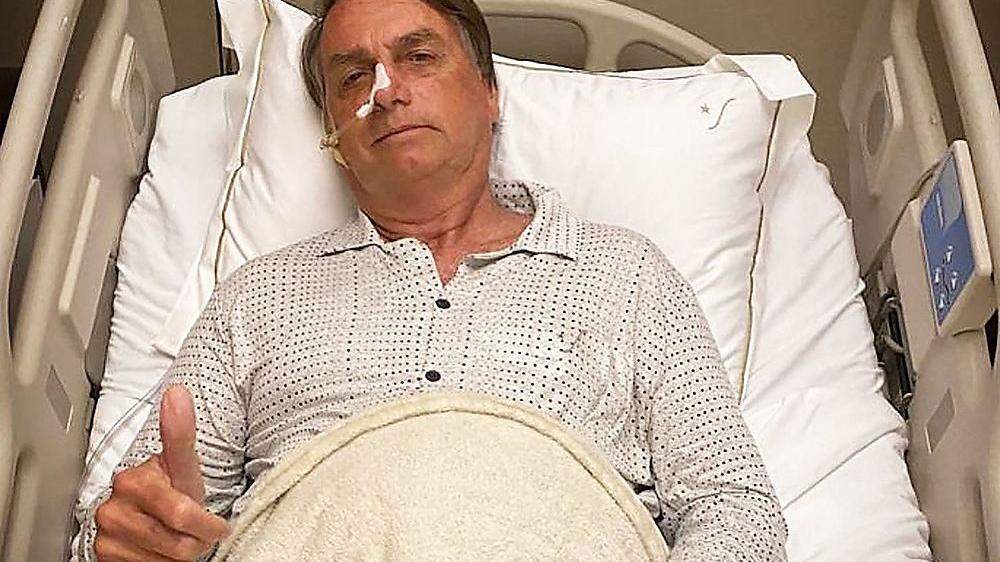 Brasiliens Präsident Bolsonaro musste ins Krankenhaus eingeliefert werden