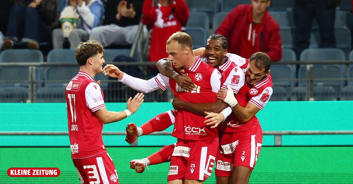 GAK – Altach 3:1: Der GAK holt endlich seinen ersten Saisonsieg