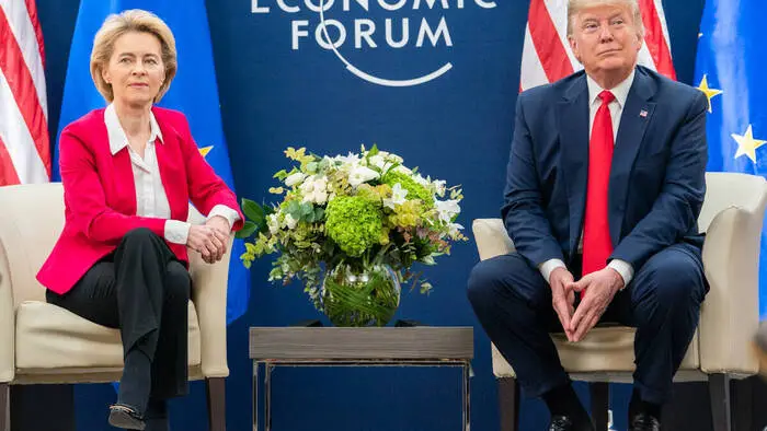 EU-Kommissionspräsidentin Ursula von der Leyen und US-Präsident Donald Trump: Europa müsse stärker selbst aktiv werden, fordert Christoph Leitl