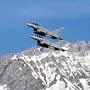 ABD0095_20200116 - INNSBRUCK - STERREICH: ++ HANDOUT ++ ZU APA0319 VOM 16.1.2020 - Zwei Eurofighter berfliegen am Donnerstag, 16. Jnner 2020, den Innsbrucker Flughafen im Rahmen einer Pressekonferenz des Bundesheeres zum Thema "Luftraumsicherungsoperation DAEDALUS 20" in Innsbruck. sterreich untersttzt in diesem Jahr wieder die Schweizer Armee beim Schutz des Luftraumes ber dem Weltwirtschaftsforum (WEF) in Davos, das vom 21. bis 24 Jnner stattfindet. - FOTO: APA/BUNDESHEER/HRL - ++ WIR WEISEN AUSDRCKLICH DARAUF HIN, DASS EINE VERWENDUNG DES BILDES AUS MEDIEN- UND/ODER URHEBERRECHTLICHEN GRNDEN AUSSCHLIESSLICH IM ZUSAMMENHANG MIT DEM ANGEFHRTEN ZWECK UND REDAKTIONELL ERFOLGEN DARF - VOLLSTNDIGE COPYRIGHTNENNUNG VERPFLICHTEND ++