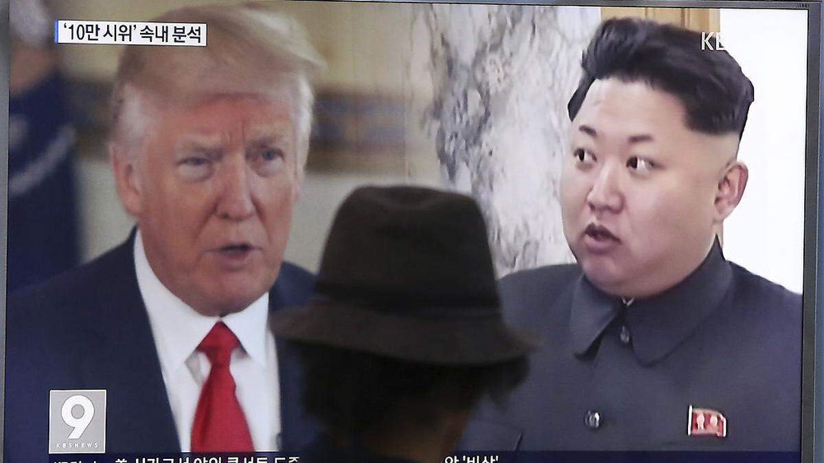 Donald Trump, Kim Jong-un 