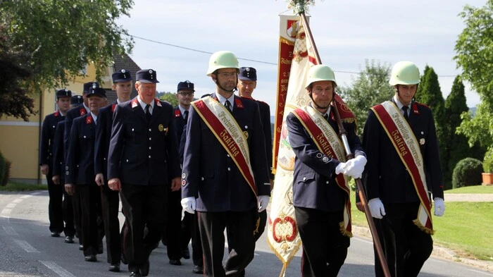 Die Kameradschaft der FF Jakling lud mit Kommandant Herbert Rami zum traditionellen Jaklinger Kirchtag.
