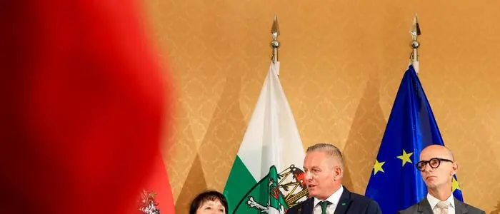 Vize-LH Manuela Khom (ÖVP) und Landeshauptmann Mario Kunasek (FPÖ) bekennen sich zum Sparkurs in Politbüros, Finanzlandesrat Willibald Ehrenhöfer (ÖVP) rechnet mit noch mehr Geld von der Energie Steiermark