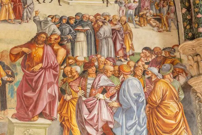 Das Aufeinandertreffen von Jesus und dem Antichristen - dargestellt im Dom von Orvieto