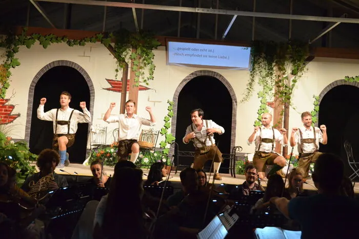 Das aus Wien angereiste Orchester wurde gekonnt von Balázs Bánfi dirigiert.