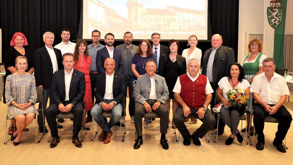 Der neugewählte Gemeinderat von Bad Radkersburg 