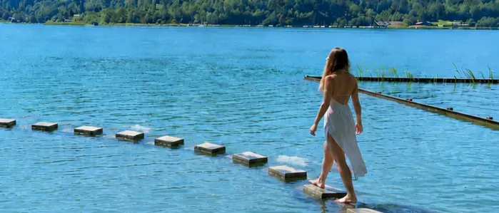 So könnte der kleine Weg am Wörthersee aussehen
