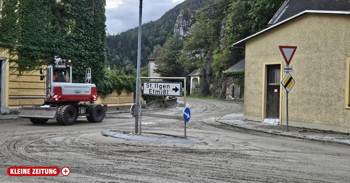 Nach schweren Unwettern:Neuer Hochwasserschutz für Thörl geplant