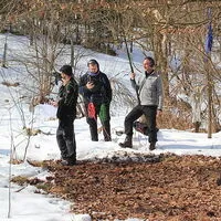 In einem Waldstück nahe dem Theaterweg in St. Josef in der Weststeiermark wurde die Kampfszene gedreht