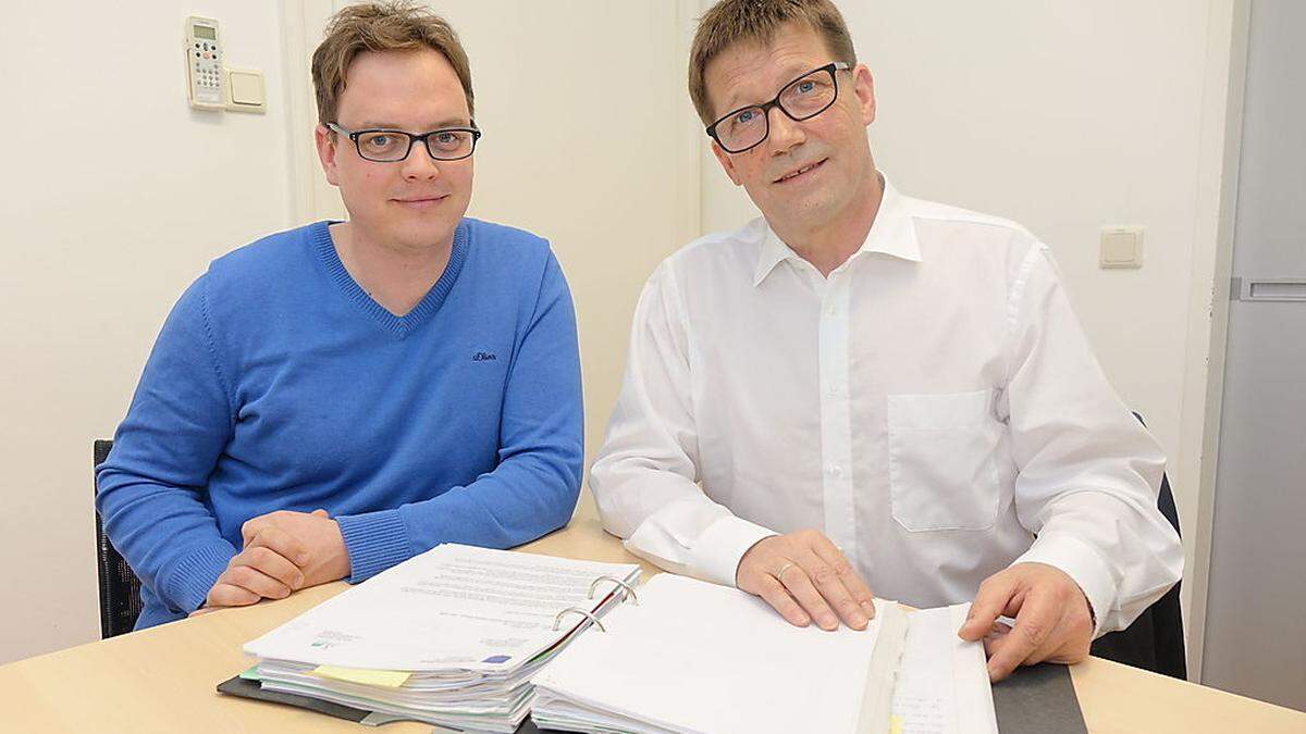 Gesundheitskoordinator Patriz Pichlhöfer und der Vorauer Bürgermeister Bernhard Spitzer
